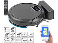 ; Akku-Zyklon-Hand- & Boden-Staubsauger, 2in1-Staubsaug- & Bodenwisch-Roboter mit UV-Licht 