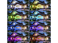 ; WLAN-Gartenstrahler mit RGB-CCT-LEDs, App- & Sprachsteuerung, 230 V WLAN-Gartenstrahler mit RGB-CCT-LEDs, App- & Sprachsteuerung, 230 V WLAN-Gartenstrahler mit RGB-CCT-LEDs, App- & Sprachsteuerung, 230 V 