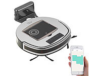 ; 2in1-Staubsaug- & Bodenwisch-Roboter, Staubsaug- & Bodenwisch-Roboter mit 4-Phasen-ReinigungWLAN-Staubsaugroboter, kompatibel mit Amazon Alexa 