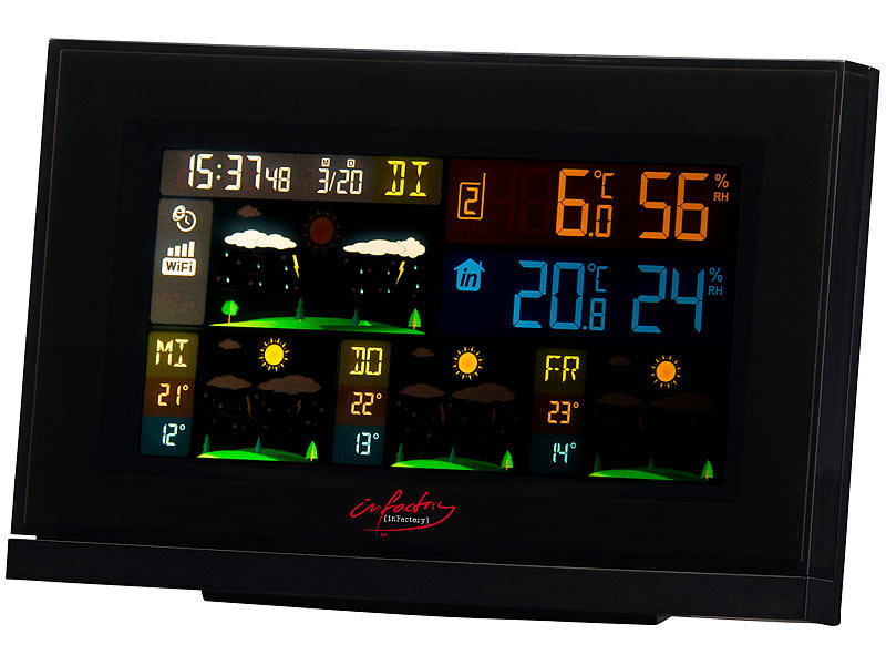 ; WLAN Außen- & Innen-Temperatur- & Luftfeuchtigkeitssensor, Hygrometer, IP65 WLAN Außen- & Innen-Temperatur- & Luftfeuchtigkeitssensor, Hygrometer, IP65