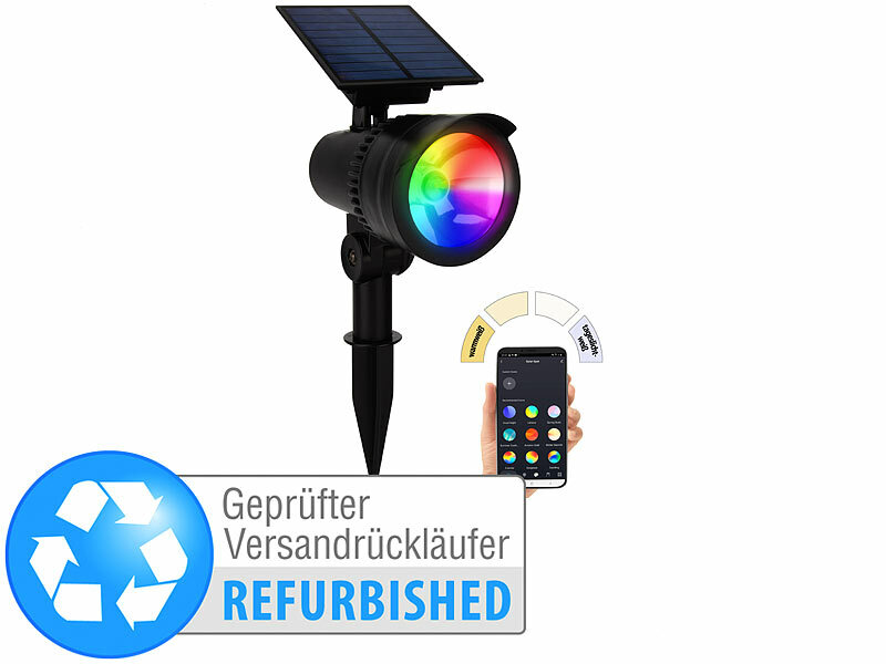 ; LED-Solar-Außenlampen mit PIR-Sensoren (neutralweiß) 
