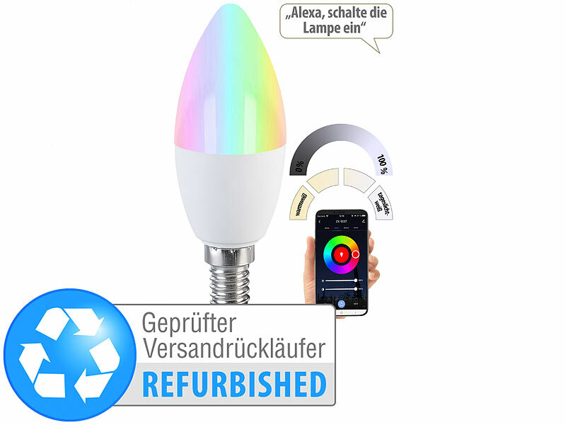 ; WLAN-LED-Lampen E27 RGBW WLAN-LED-Lampen E27 RGBW 