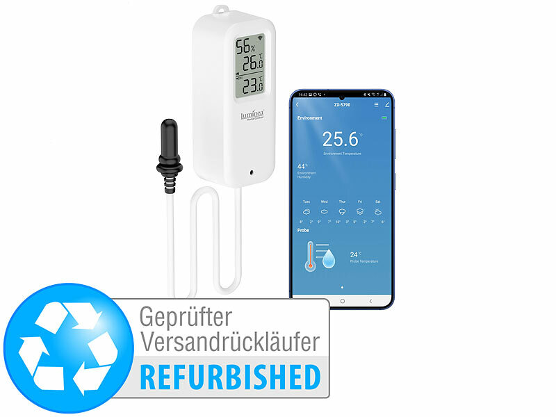; capteurs de température et d'humidité WLAN avec évaluations d'application capteurs de température et d'humidité WLAN avec évaluations d'application 