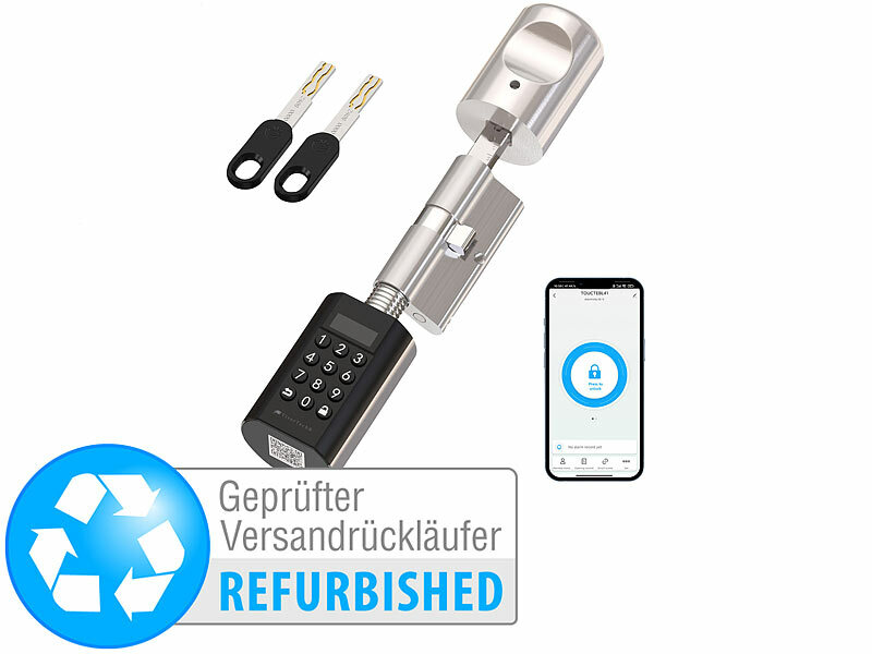 ; cilindri di chiusura per porte con app, chiavi transponder e codici numerici cilindri di chiusura per porte con app, chiavi transponder e codici numerici 