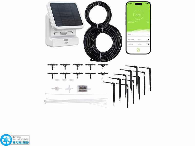 ; Bewässerungscomputer mit Multi-Schlauch-Anschlüssen Bewässerungscomputer mit Multi-Schlauch-Anschlüssen