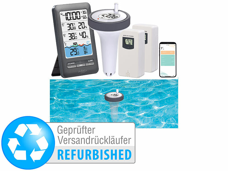 ; Funk-Wetterstationen mit Außensensor, WLAN und App 