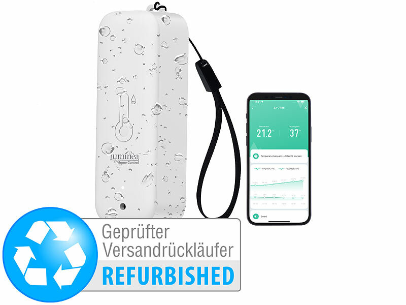 ; WLAN-Temperatur- & Luftfeuchtigkeits-Sensoren mit App-Auswertungen WLAN-Temperatur- & Luftfeuchtigkeits-Sensoren mit App-Auswertungen WLAN-Temperatur- & Luftfeuchtigkeits-Sensoren mit App-Auswertungen 