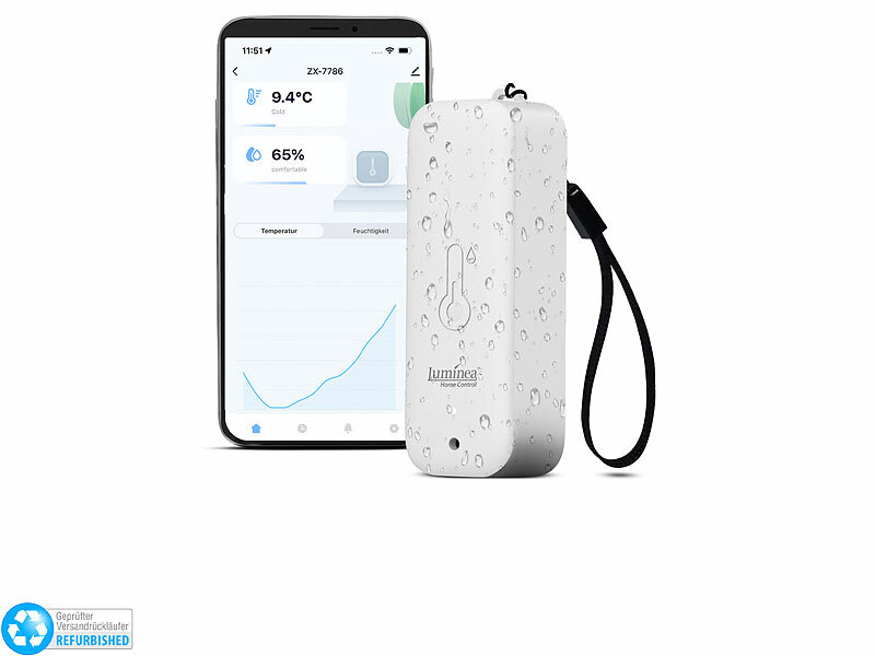 ; WLAN-Temperatur- & Luftfeuchtigkeits-Sensoren mit App-Auswertungen WLAN-Temperatur- & Luftfeuchtigkeits-Sensoren mit App-Auswertungen 