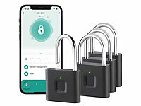 VisorTech App gesteuertes Schloss, Gartentorschlösser; Elektronische Tür-Schließzylinder mit Fingerabdruck-Sensor und Tansponder Elektronische Tür-Schließzylinder mit Fingerabdruck-Sensor und Tansponder Elektronische Tür-Schließzylinder mit Fingerabdruck-Sensor und Tansponder 