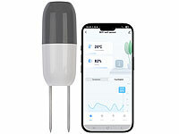 Royal Gardineer WLAN Pflanzen Sensor, Pflanzen Feuchtigkeit Sensor; Digitale 4in1-Funk-Boden-Feuchtigkeitsmesser für Innen- und Außenpflanzen mit LCD-Display Digitale 4in1-Funk-Boden-Feuchtigkeitsmesser für Innen- und Außenpflanzen mit LCD-Display Digitale 4in1-Funk-Boden-Feuchtigkeitsmesser für Innen- und Außenpflanzen mit LCD-Display 