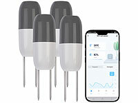Royal Gardineer Indoor Pflanzensensor, Pflanzenpflege Gerät; Digitale 4in1-Funk-Boden-Feuchtigkeitsmesser für Innen- und Außenpflanzen mit LCD-Display Digitale 4in1-Funk-Boden-Feuchtigkeitsmesser für Innen- und Außenpflanzen mit LCD-Display Digitale 4in1-Funk-Boden-Feuchtigkeitsmesser für Innen- und Außenpflanzen mit LCD-Display 