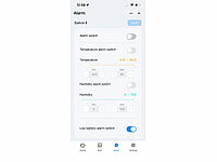 ; capteurs de température et d'humidité WLAN avec évaluations d'application capteurs de température et d'humidité WLAN avec évaluations d'application capteurs de température et d'humidité WLAN avec évaluations d'application 