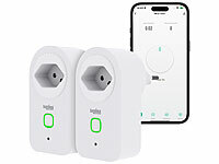 Luminea Home Control Smarte Steckdose Alexa, Alexa-Zubehör-Steckdose