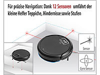 ; Akku-Zyklon-Hand- & Boden-Staubsauger, 2in1-Staubsaug- & Bodenwisch-Roboter mit UV-Licht 