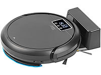 ; Akku-Zyklon-Hand- & Boden-Staubsauger, 2in1-Staubsaug- & Bodenwisch-Roboter mit UV-Licht 