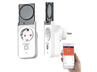 Luminea Home Control WLAN Steckdose Garten, WLAN Zeitschaltuhr Outdoor