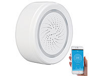 VisorTech Akustischer Signalgeber, Indoor-Sirene, Funk Alarmsirenen