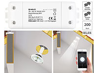 Luminea Home Control WLAN-Schalter mit Dimmer-Funktion, für Siri, Alexa & Google Assistant; WLAN-Steckdosen, HomeKit-zertifiziert WLAN-Steckdosen, HomeKit-zertifiziert WLAN-Steckdosen, HomeKit-zertifiziert WLAN-Steckdosen, HomeKit-zertifiziert 