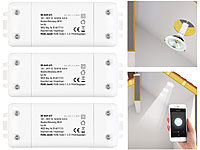 Luminea Home Control Siri Lichtschalter, Lichtschalter-Dimmer Funk