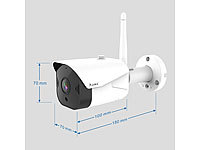 ; HD-Micro-IP-Überwachungskameras mit Nachtsicht und App 