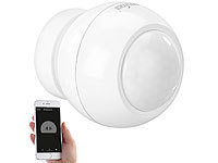 Luminea Home Control WiFi Bewegungsmelder, WLAN Bewegungsmelder Licht