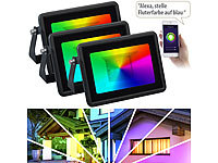Luminea Home Control RGBW Strahler, Terrassenbeleuchtung