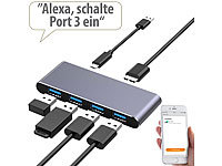 Xystec WiFi USB Hub, Funk USB Hub, Wireless USB, Wireless USB 3.0 Hub