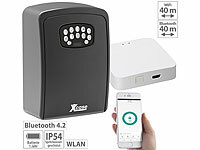 Xcase Mini-Schlüssel-Safe mit App und WLAN-Gateway mit Bluetooth-Mesh, IP54