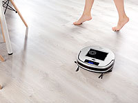 ; 2in1-Staubsaug- & Bodenwisch-Roboter, Staubsaug- & Bodenwisch-Roboter mit 4-Phasen-ReinigungWLAN-Staubsaugroboter, kompatibel mit Amazon Alexa 
