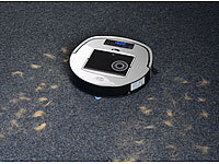 ; 2in1-Staubsaug- & Bodenwisch-Roboter, Staubsaug- & Bodenwisch-Roboter mit 4-Phasen-ReinigungWLAN-Staubsaugroboter, kompatibel mit Amazon Alexa 