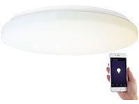Luminea Home Control Deckenlampe Alexa, Smart Deckenleuchte Alexa