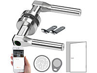 VisorTech Smart-Türbeschlag, Fingerprint-Scanner-Türbeschlag