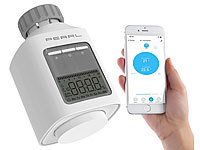 PEARL Programmierbares Heizkörper-Thermostat mit Bluetooth, App, LCD-Display