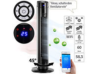 Sichler Haushaltsgeräte Ventilator-Tower, Smart-Home-Ventilator