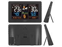; Funk-Wetterstationen mit Außensensor, WLAN und App, Wetterstationen mit Farb-Display, Funkuhr und Außensensor 