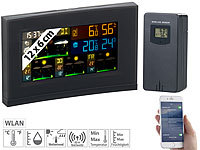 ; WLAN Außen- & Innen-Temperatur- & Luftfeuchtigkeitssensor, Hygrometer, IP65 WLAN Außen- & Innen-Temperatur- & Luftfeuchtigkeitssensor, Hygrometer, IP65