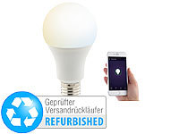 Luminea Home Control WLAN-LED-Lampe, für Alexa, Siri & Google Assistant, Versandrückläufer; Wireless LED Bulbs with voice control 