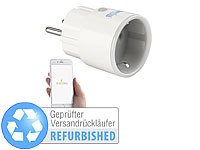 Luminea Home Control Mini-WLAN-Steckdose mit App und Bluetooth, Versandrückläufer