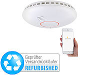 VisorTech WLAN-Rauch & Hitzemelder RWM-200.app, Versandrückläufer; Funk-Rauchmelder 