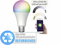 Luminea Home Control; WLAN-LED-Lampen GU10 RGBW 