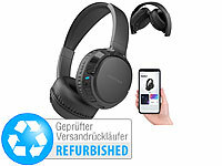 auvisio Smartes Over-Ear-Headset mit Bluetooth 5.3, Akku, Versandrückläufer; In-Ear-Stereo-Headsets mit Bluetooth In-Ear-Stereo-Headsets mit Bluetooth 