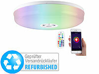 Luminea Home Control LED-Deckenleuchte RGBW, LED Deckenleuchte WiFi