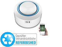 Luminea Home Control WLAN-Temperatur & Luftfeuchtigkeits-Sensor, Versandrückläufer