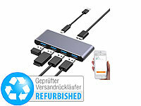 Xystec WLAN-USB-3.0-Hub mit 4 einzeln schaltbaren Ports, Versandrückläufer