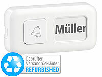 Somikon Smarte Türklingel, Funk-Türklingel ohne Batterie