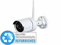 VisorTech Funk-IP-Kamera für Überwachungssystem Versandrückläufer; Netzwerk-Überwachungssysteme mit HDD-Recorder & IP-Kameras, Akkubetriebene IP-Full-HD-Überwachungskameras mit Apps 