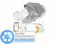 Cybaby Smarte Babywippe aus Aluminium, Bluetooth, WLAN, Versandrückläufer; Babywippe, Baby Schaukel Wippen elektrischElektrische BabywippenElektrische Baby-WippenElektrische BabyschaukelnElektrische Baby-SchaukelnKinderzimmer Timingfunktionen automatische Remote kompatible Smart TuyaBabywippen elektrischElektrische Babyschaukeln BabywippenKinder Betten MP3 Auto-Swing Sitze mobile Schaukelfunktionen Bouncer Babys Bluetooth-SchaukelstühleController elektrisch Bluetooth Melodien einschlafen beruhigen bequem StofftiereMoskitonetze Verdecke einstellbare relax schaukeln Spiele Kissen Krippen klappbareBabywiegenBabywiegen elektrischBabyschaukelBabyschaukel elektrischBabyliegenEntspannungsmusik Babyspielzeuge Schlafmusik Spieluhren TräumenSpielbögen Liegen Babytragen Schaukelbetten Spielzeuge Babykörbe HängewiegenMusik elektrische Babys Schaukeln Spielbögen Fernbedienungen Kinderbetten Tubenwägen SchaukelstühleBabyliegestühle Einschlafhilfen Musikschaukeln Bögen Wiegensets Himmel WiegengarniturenPendelwiegen Babyhängematten Reisebetten Federwiegen Himmelsets Sternchen Sterne zusammenklappbareDächer Spielzeuge Schirme Insektenschutze MoskitonetzeKleinkinder Mobile-App-Steuerungen Babybetten Schalter Babysitze KinderstühleGeschenke Geschenkideen Babyschalen Entspannungs Schlafen Accessories einschlafen SleepingSchaukelwiegenKinderwippenLEDs Metalle Stubenbetten Neugeborene Mädchen Jungen Zubehöre 5-Gang-Schaukeln Deckencradle 