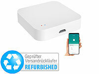 Luminea Home Control WLAN-Gateway für ZigBee und Bluetooth-kompatible Versandrückläufer