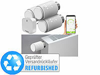 revolt 3er-Set programmierbare Heizkörper-Thermostate, Versandrückläufer; WLAN-Raumthermostate 