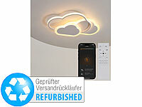 Luminea Home Control WLAN-Deckenleuchte; lampada da soffitto led wifi CCT lampada da soffitto led wifi CCT lampada da soffitto led wifi CCT 